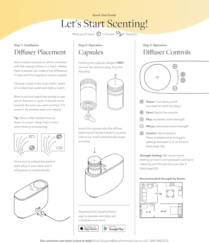Aera Essential Oil Fragrance Diffuser + Citrus Scent Refill - Image 9