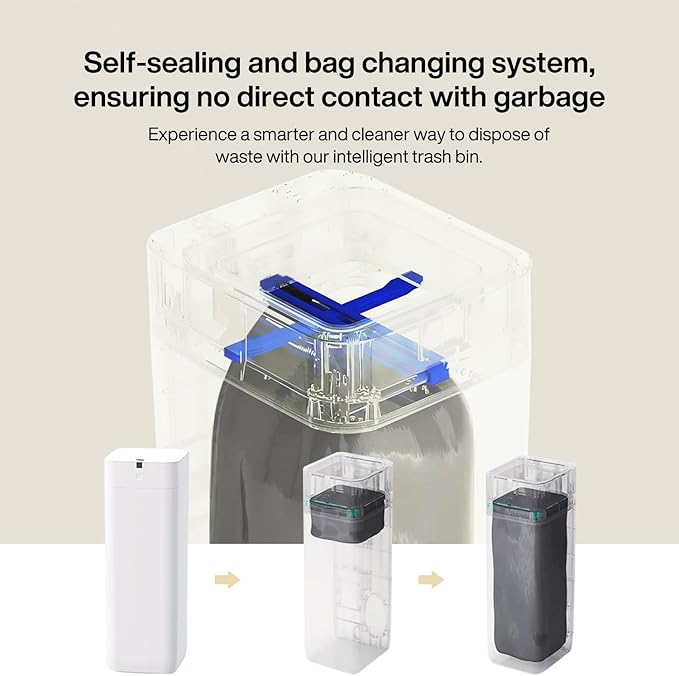 Airdeer L2 Automatic Trash Can, 8 Gallon Self Sealing and Self-Changing Smart - Image 3