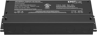 EMITEVER Dimmable Led Driver, 200W AC 110V-277V to DC 24V Transformer, 5-in-1 - Image 7