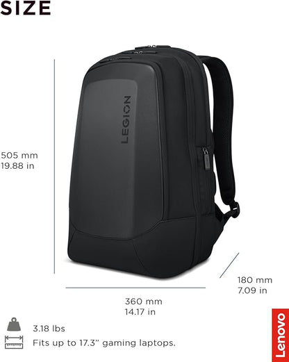 Lenovo - Legion 17” Armored Backpack – Gaming Laptop Bag – Double Layered - Image 3