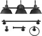 globe electric 51710 5-piece bathroom accessory set with, main product view