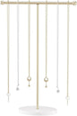 Justsoso Metal T-Bar Necklace Holder Stand, Necklace Hanging Display Stand by FocusOnJewelryDisplay