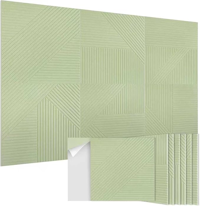 EVENRISING Acoustic Panels 6 Pack, Soundproof Wall Panels 23.6 x 23.6 Inches by EVENRISING