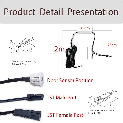 VST Motion Sensor Light Switch, IR Sensor Switch Door Activated Light Switch - Image 2