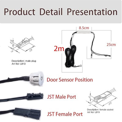 VST Motion Sensor Light Switch, IR Sensor Switch Door Activated Light Switch - Image 2