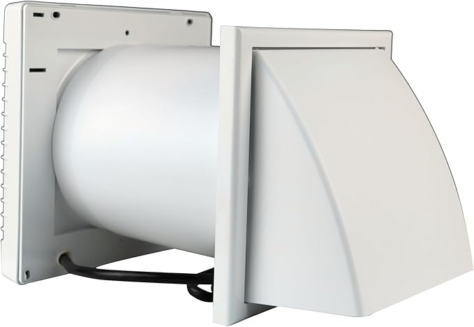 VENTS-US GK 150 MA-MV KIT – Easy to Install 6" Through The Wall Exhaust Fan - Image 2