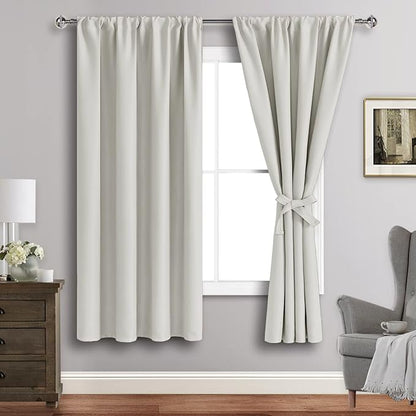 JIUZHEN Blackout Curtains for Bedroom– Thermal Insulated, Noise Reducing Room by JIUZHEN