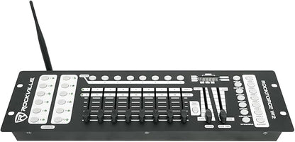 Rockville ROCKFORCE W2 192-Channel Wireless 2.4GHz DMX Lighting Controller by Rockville