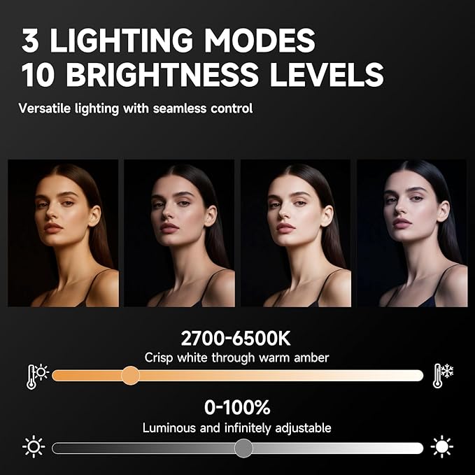 Ring Light Tripod for iPhone, Professional LED Ringlight for Video Recording - Image 2