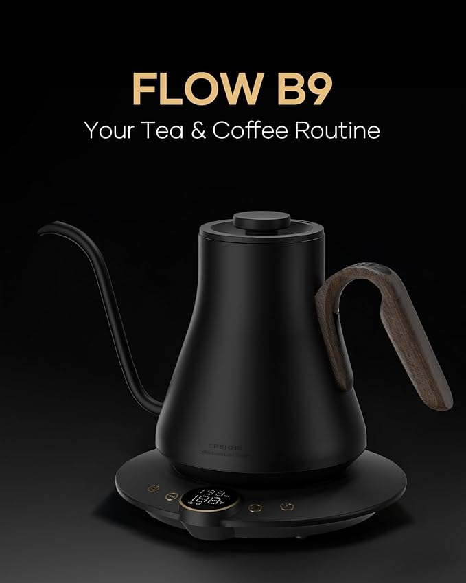 Cocinare FLOW B9 Gooseneck Electric Kettle, Precise Temperature Control - Image 2