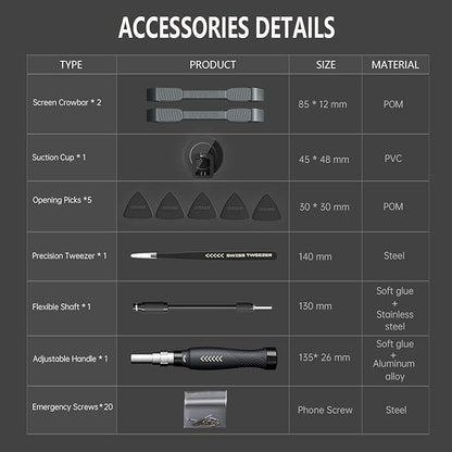 Precision Screwdriver Set, Laptop Screwdriver Kit, JAKEMY 164 in 1 Professional - Image 6