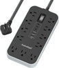 Extension Cord with USB Ports- 5 FT Power Strip with USB, 1625W Multi Outlet by YourBetterchoice
