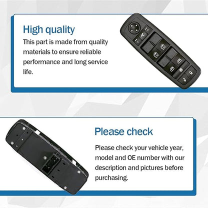 Master Power Window Control Switch Front Driver Side Fits - Image 6
