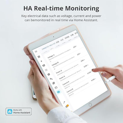 Smart Home Energy Monitor with 2 x 120A CTs, Live Electricity Usage Tracking - Image 9