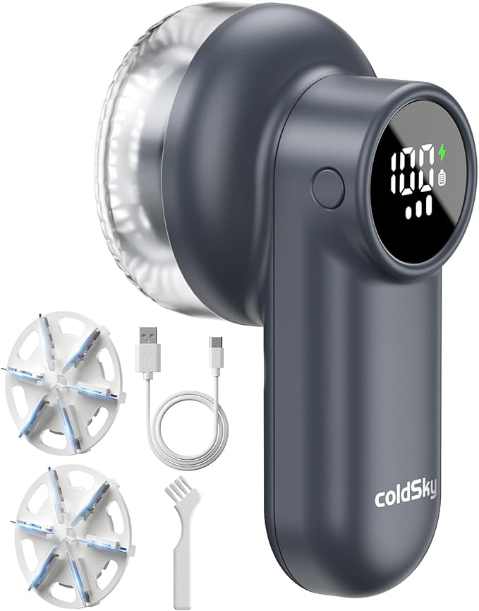 coldSky Rechargeable Fabric Shaver, Lint Shaver by Fabricshaver