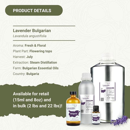 Lavender Oil - Bulgarian Essential Oils - Lavender Diffuser - Pure Therapeutic - Image 5