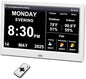 2025 Digital Clock with Weather Forecast & Temperature/Humidity Large Display by TIMEMOON