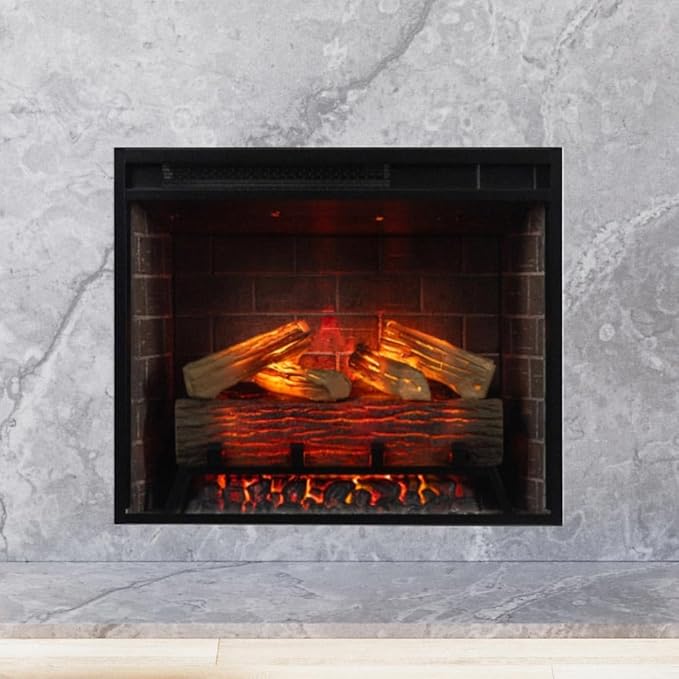 Modern Ember Uptown 23" Smart Electric Fireplace Insert, Alexa/WiFi Enabled by ModernEmber