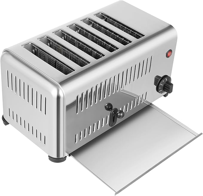 1680W Electric Toaster with 2 Modes & 1-5min Timer, Stainless Steel Bread - Image 2