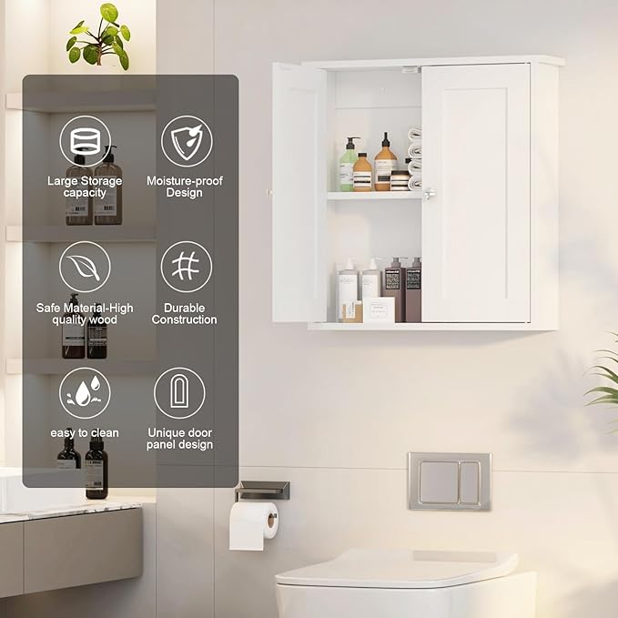 22x23 Bathroom Wall Cabinet, Medicine Cabinet - Image 3