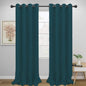 Easy-Going Blackout Curtains for Bedroom, Solid Thermal Insulated Grommet and by Easy-Going