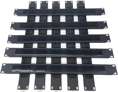 QiaoYoubang 10 Pack 1U Horizontal Rack Mount Cable Management Panel - Image 3