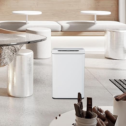 ELPHECO Stainless Steel Office Trash Can Motion Sensor Garbage Can Touchless - Image 4