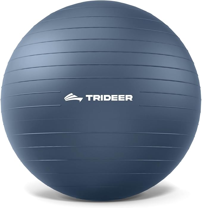 Trideer Exercise Ball for Yoga, Pilates & Fitness – Stability Ball Equipment by Trideer