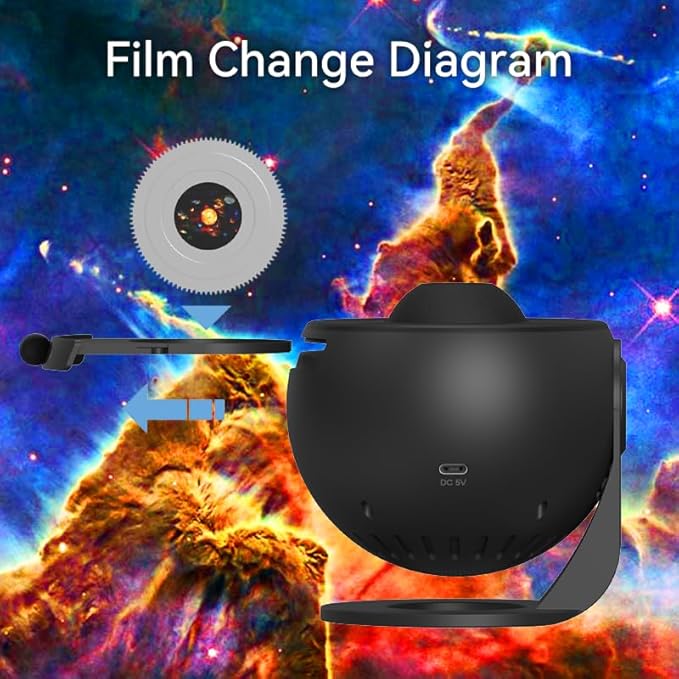 Planetarium Star Projector, Rusoso Galaxy Projector, 13 in 1 Film Discs - Image 2