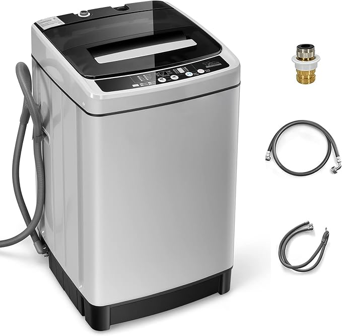 Giantex Full Automatic Washing Machine, 2 in 1 Portable Laundry Washer 1.5Cu.Ft by Giantex