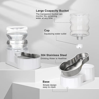 RIZZARI Gravity Water Bowl Dispenser - Image 3