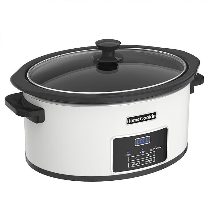 6-Quart Programmable Slow Cooker by HOMECOOKIN
