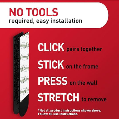 Command Large Picture Hanging Strips, Holds up to 16 lbs, 20 Pairs - Image 7