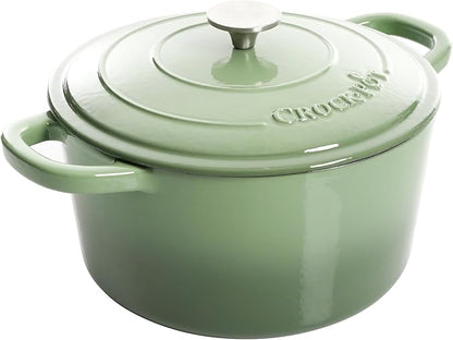 Crock-Pot Artisan Round Enameled Cast Iron Dutch Oven, Scarlet Red by Crock-PotBrand