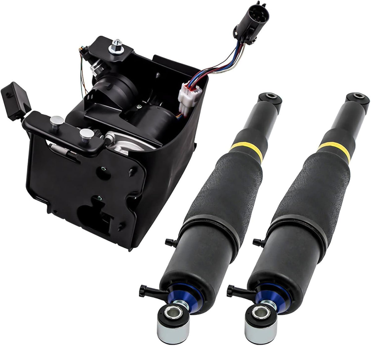 maxpeedingrods pair rear air suspension shocks + air, main product view