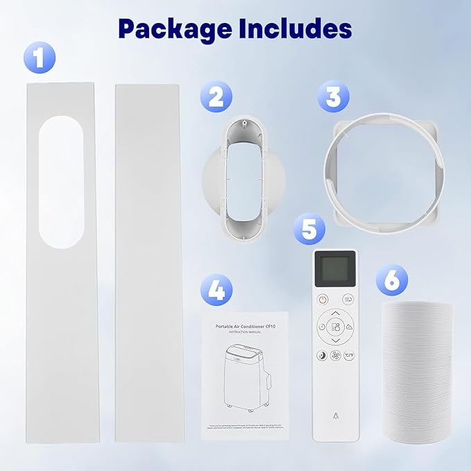 Portable Air Conditioners 10000 BTU, Remote Control AC - Image 5