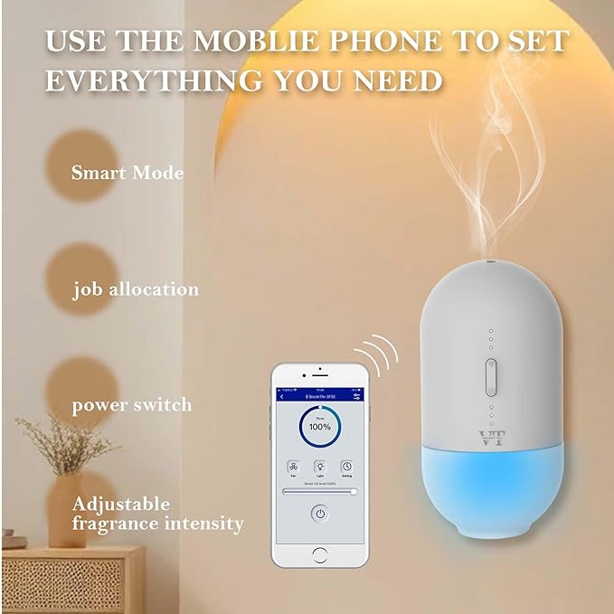 Plug in Waterless Oil Diffuser and 5 OZ Essential Oil - Image 2