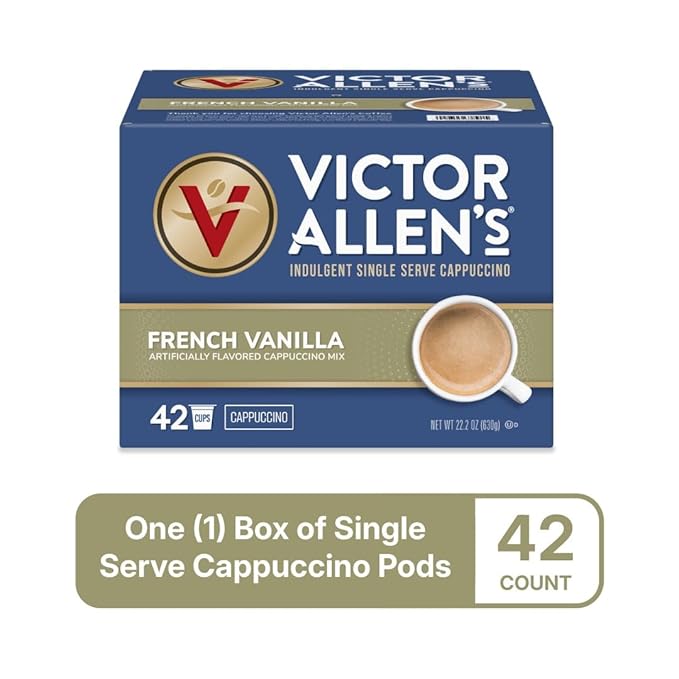 Victor Allen's Coffee French Vanilla Flavored Cappuccino Mix, Single Serve - Image 3