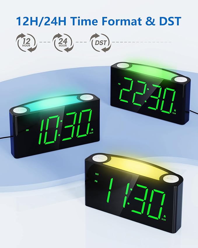 Digital Alarm Clock for Bedroom - Image 6