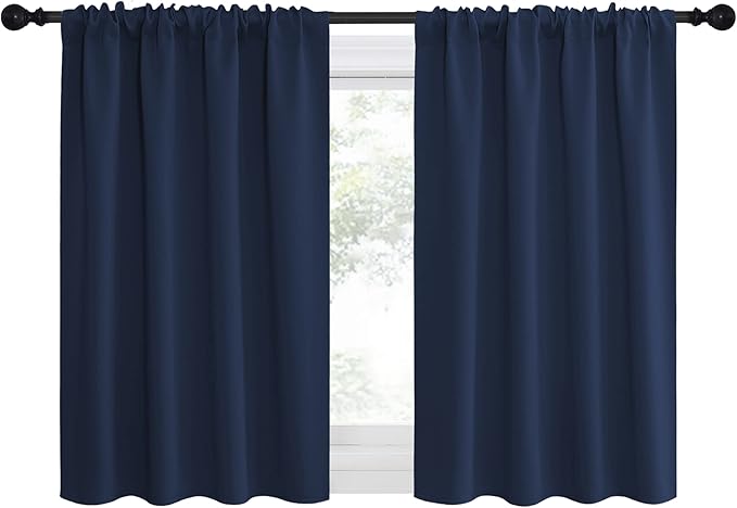 NICETOWN RV Blackout Curtains for Camper Windows, Kitchen Curtains, Short by NICETOWN