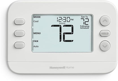 New! Honeywell Home Programmable Thermostat, Single-Stage, 1 Heat/1 Cool by HoneywellHome