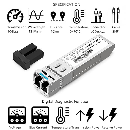 OPSTRAN 10GBASE-LR SFP+ Optical Transceiver Module Compatible - Image 2