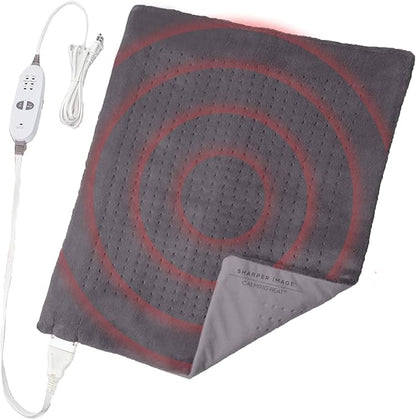 Calming Heat XXL Wide Massaging Vibrations Weighted Heating Pad by Sharper - Image 6