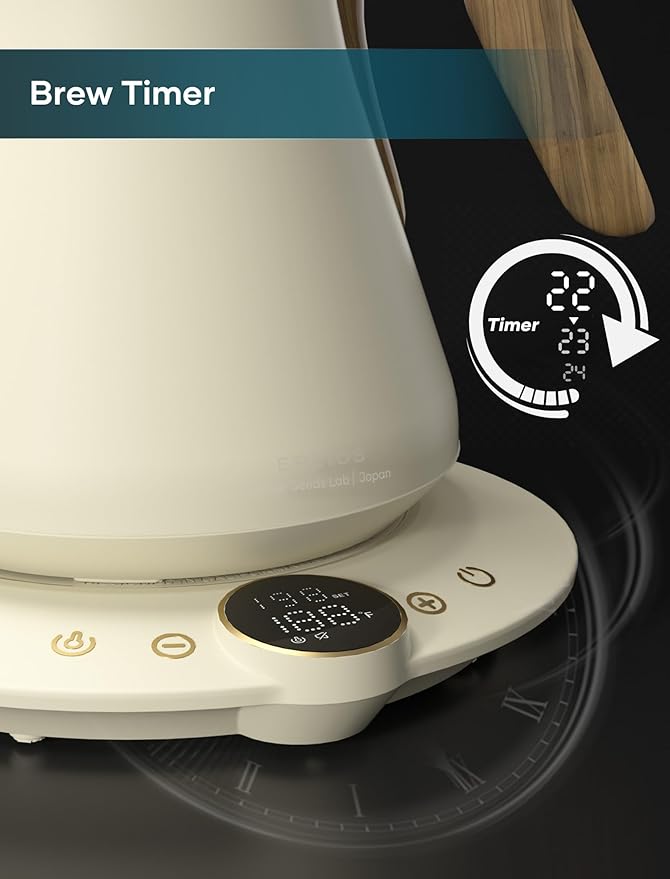 Electric Kettles, INTASTING Gooseneck Electric Kettle, ±1℉ Temperature Control - Image 7