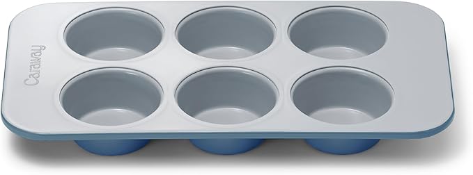 Caraway Nonstick Ceramic 6 Cup Muffin Pan – Non-Toxic, PTFE & PFOA Free – Oven by Caraway