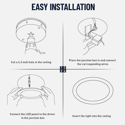 12 Pack Recessed Lighting 6 Inch - Image 6