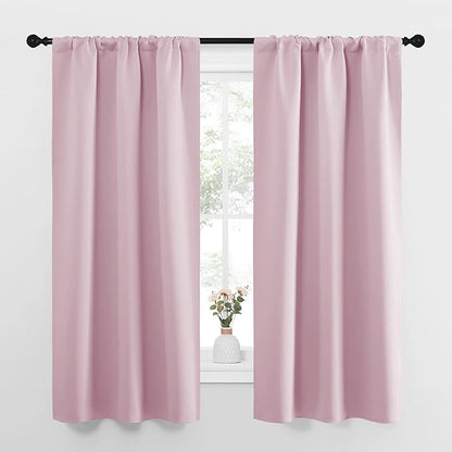 NICETOWN Bedroom Curtains, Room Darkening Draperies Window Curtain Panels by NICETOWN