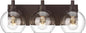 METWET Bathroom Light Fixtures Over Mirror, 3-Light Oil Rubbed Bronze Vanity by Metwet