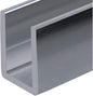 Brixwell SDCD38BS-CCP4 Brushed Stainless 3/8" Fixed Panel Shower Door Deep by Brixwell
