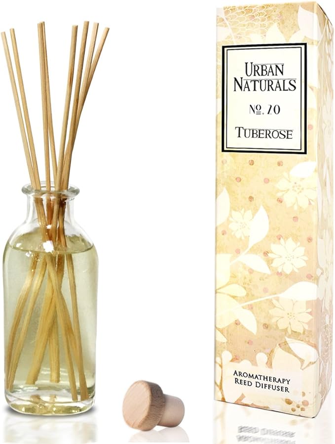 Urban Naturals Tuberose Fragrance Oil Reed Diffuser | Exotic Tuberose and - Image 3